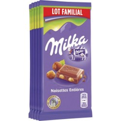 MILKA Noisettes Entières 100g x5 (lot de 5)