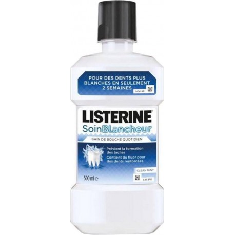 Listerine Bain De Bouche Soin Blancheur 500ml (lot de 3)