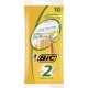 BIC Rasoirs jetable 2 Lames Sensitive x10 paquet 10