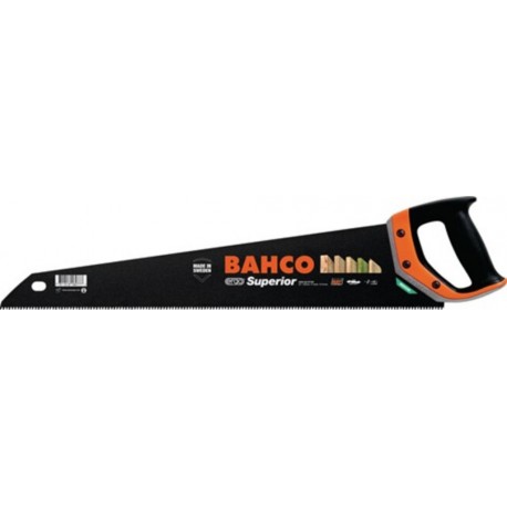 HP Scie à main ERGO Superior L. de lame 550 mm 9/10 dents par po. Denture XT BAHCO 2600-22-XT- 2600-22-XT-HP