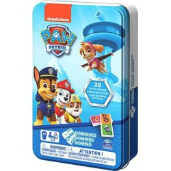 BOITE METAL DOMINOS PAW PATROL JOUETS EDUCATIF