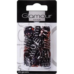 GLAMOUR PINCES PUCE x18