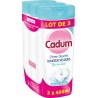 Cadum Douche velours fleur de coton x3 400ml 1.2L x3 flacons 400ml