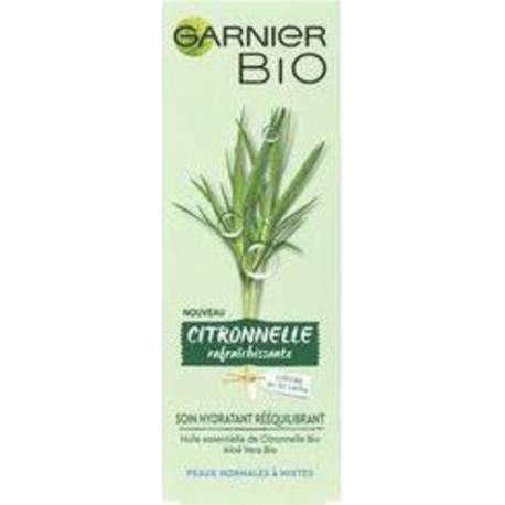 Garnier Soin hydratant Citronnelle/Aloé Vera bio -50ml