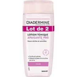 Diadermine Lotion Tonique Apaisante 2x200ml x2 flacons 200ml