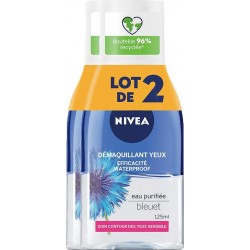 Nivea Démaquillant yeux Yeux sensibles 2x125ml