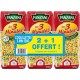 Panzani Pâtes&nbsp;Les 3 Minutes Coquillettes 3x500g 1.5Kg