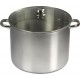 Baumalu Cocotte Marmite Faitout 19L diam 32cm + couvercle acier inoxydable