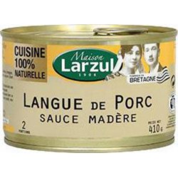 Larzul Langue de porc Sauce Madère 410g