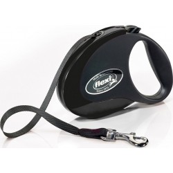 Flexi Style Noir Sangle 5m