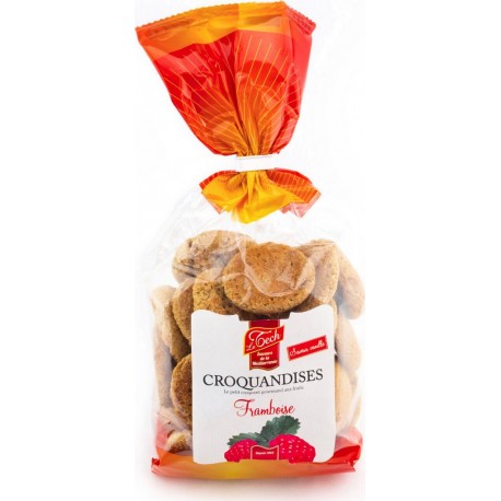 LE TECH LE TECH LE TECH TECH TECH Biscuits croquandises framboises LE TECH 230g