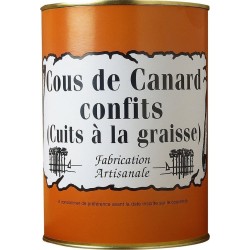 DUPLACEAU Cous de canard confits au sel de salies de Béarn 900g