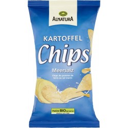 ALNATURA Chips pomme de terre sel bio 125g