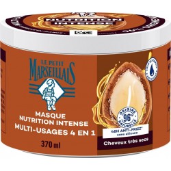 LE PETIT MARSEILLAIS Masque Capillaire Nutrition Intense Huile d'Argan 4 en 1 370ml