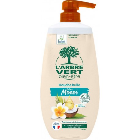 L'ARBRE VERT BIEN - ETRE L'ARBRE VERT BIEN ETRE Gel Douche Huile Parfum Monoï 720ml