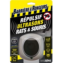 BARRIERE A RONGEURS Anti rats et souris répulsif ultrasons 1 appareil