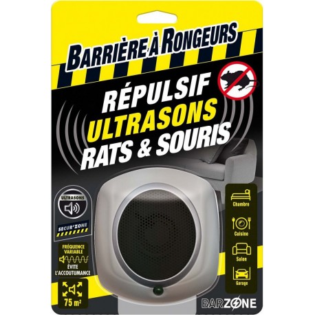 BARRIERE A RONGEURS Anti rats et souris répulsif ultrasons 1 appareil