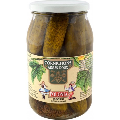 POLONIA Cornichons aigres-doux