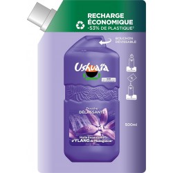USHUAIA Gel Douche Délassante Huile Essentielle D'Ylang De Madagascar Recharge Économique