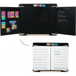 JB BOIS LE VRAI TABLEAU D'ECOLE TRIPTYQUE