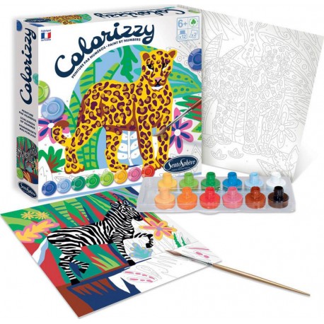 SENTOSPHERE COLORIZZY ZEBRE & LEOPARD