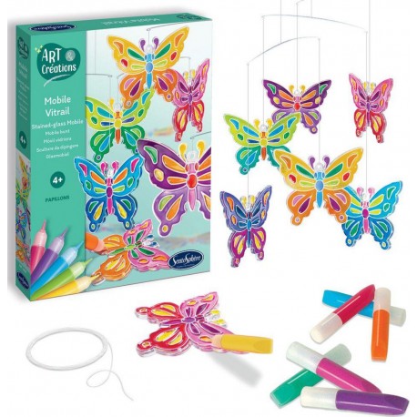 SENTOSPHERE MOBILE VITRAIL PAPILLONS