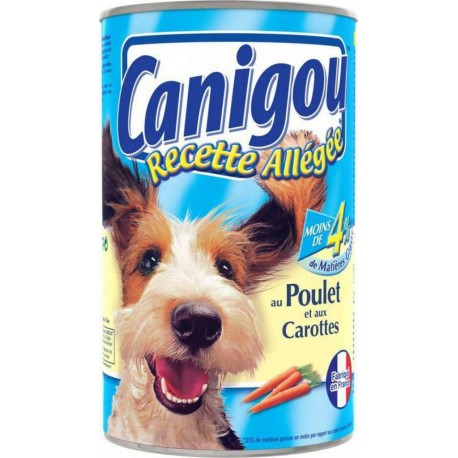 Canigou Recette Allégée au Poulet et aux Carottes 1,2Kg (lot de 6)