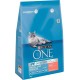 Purina One Croquettes Chat Stérilisé Saumon 3Kg (lot de 2)