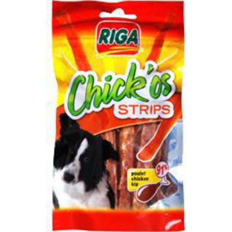 RIGA CHICKOS STRIPS 100G