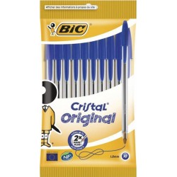 Bic Cristal Original Stylo Bleu (lot de 40 stylos)