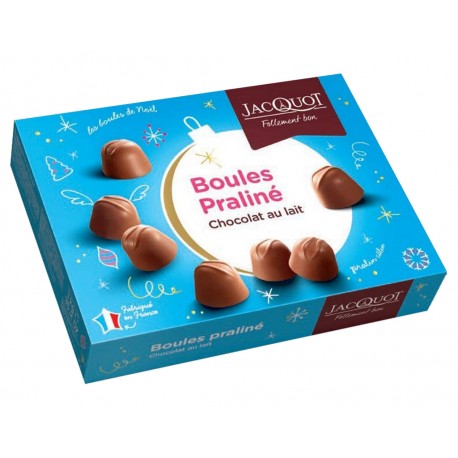 Jacquot Boules Praliné De Noël Au Chocolat Au Lait 1Kg