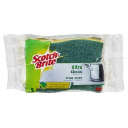 Scotch-Brite Ultra Classic Efficace Longue Durée par 2 (lot de 3 soit 6 éponges)