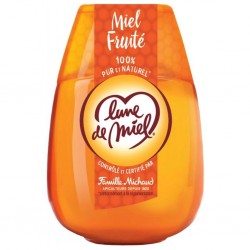 Lune de Miel 100% Pur et Naturel Miel Fruité 340g (lot de 4)