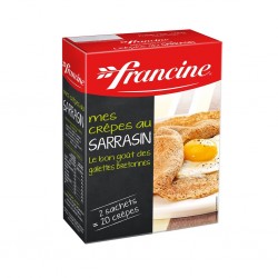 Francine Mes Crêpes au Sarrasin Le Bon Goût des Galettes Bretonnes 440g (lot de 6)
