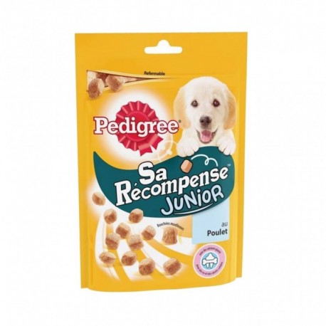 Pedigree Sa Récompense Junior Bouchées Moelleuses au Poulet 125g (lot de 8)