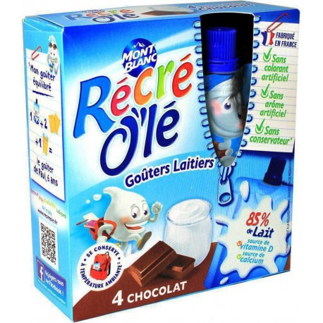 Récré O'lé Récré O’lé Vanille Maxi Pack (Boîte de 12 gourdes)