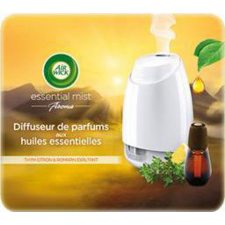 Air Wick Diffuseur de parfums huiles essentielles thym citron romarin le diffuseur de 20ml