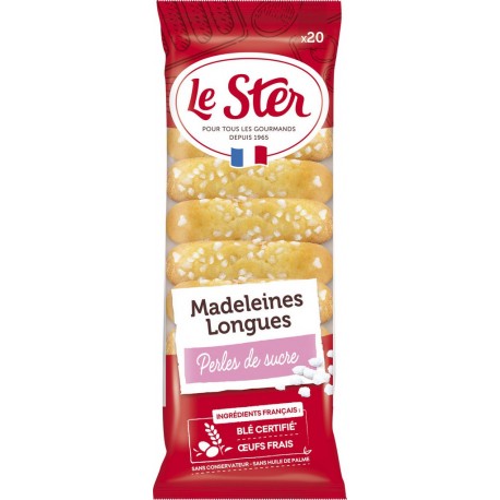 Le Ster Madeleines Pépites de Sucre x20 250g