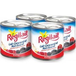 Regilait Lait concentré non sucré entier 4x170g 680g