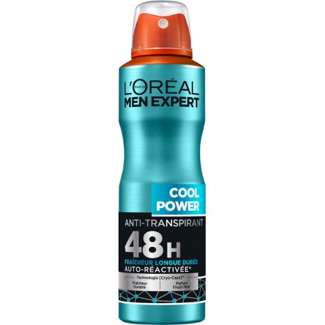 L'Oréal Men Expert Déodorant fraîcheur longue durée L'OREAL MEN EXPERT COOL POWER 48h 200ml