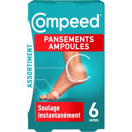Compeed Pansement ampoule boîte 6