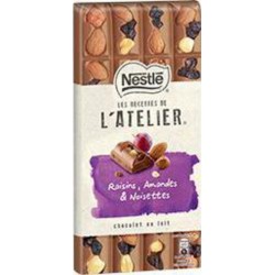 NESTLE NEST.LES REC.LT RAIS NOIS 195G CHOCOLATS TABLETTE BLOCS GOURMANDS