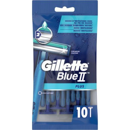 X10 Gillette Rasoirs jetable BBlue II Plus