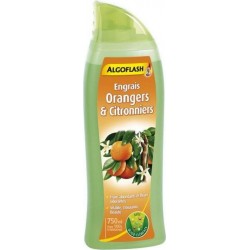 Algoflash Engrais Orangers et Citronniers avec Oligo-éléments 750ml (lot de 2)