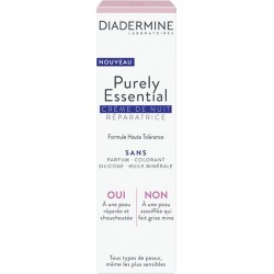 DIADERMINE Purely Essential Crème de Nuit Réparatrice Formule Haute Tolérance 40ml