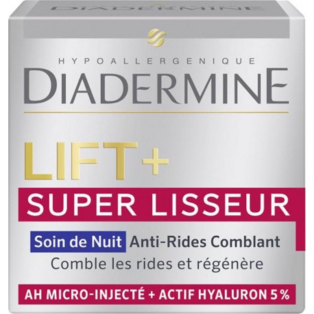 DIADERMINE Lift + Super Lisseur Soin de Nuit Anti-Rides Comblant 50ml