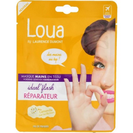 LAURENCE DUMONT Loua Masque Mains en Tissu Ideal’Flash Réparateur Camomille