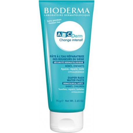BIODERMA ABCDerm Change Intensif Pâte à l’Eau Réparatrice des Rougeurs du Siège Bébés Enfants 75g