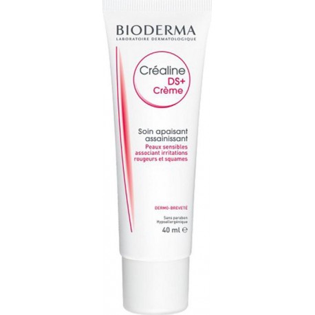 BIODERMA Créaline DS + Crème Soin Apaisant Assainissant Peaux Sensibles 40ml