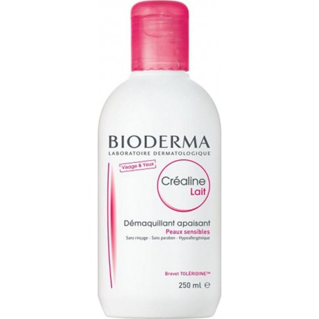 BIODERMA Créaline Lait Démaquillant Apaisant Peaux Sensibles 250ml